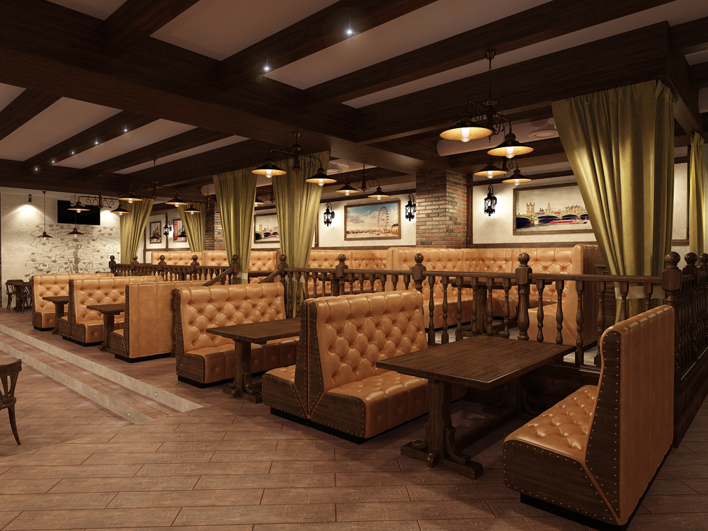 Cost of interior design project for a restaurant