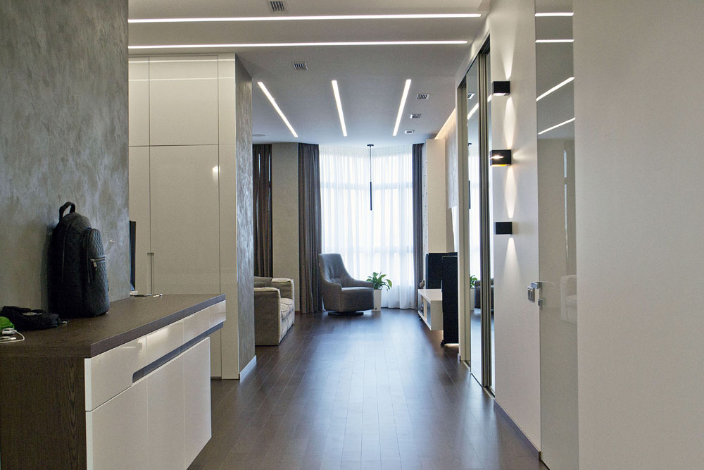 Interior design of luxury apartments