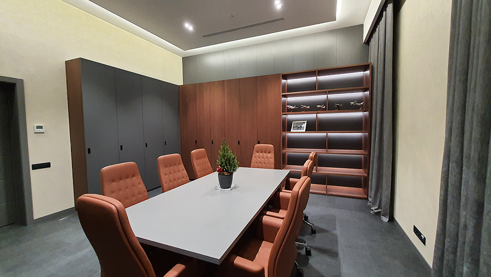 Office interior design in loft style