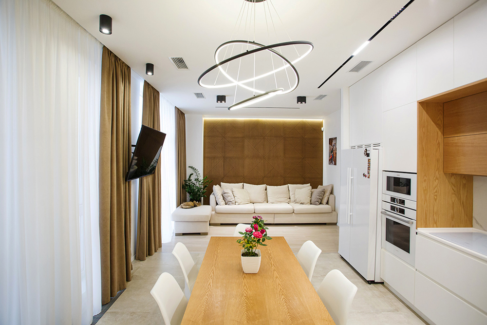 Elite interior design of apartments